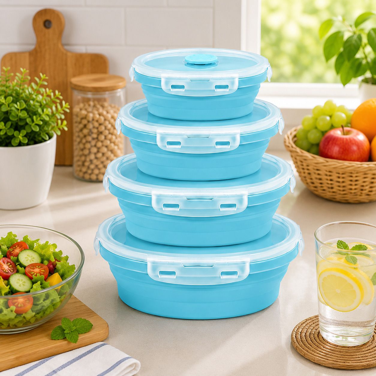 sageware Silicone Grocery Container - 3200 ml-picture-12