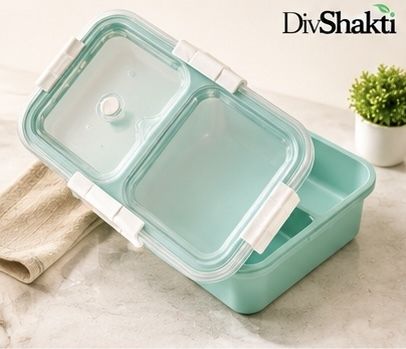 3 Compartment Bento Lunch Box 31 3 Containers Plastic School Lunch Box-image-17