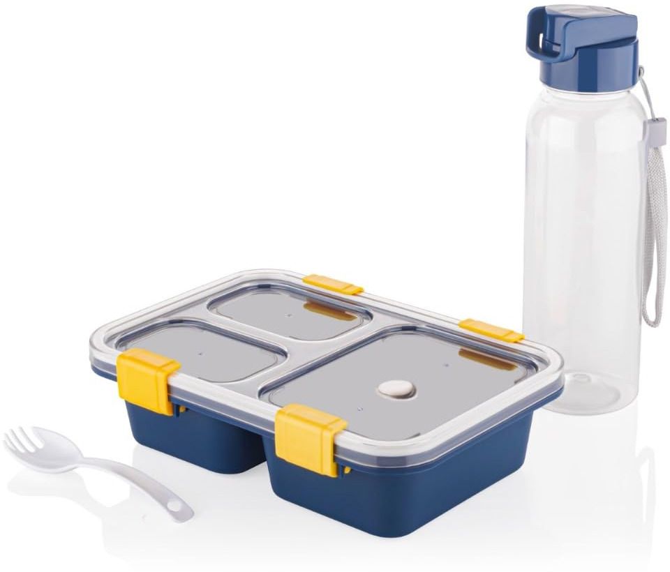 Lunch Box & Water Bottle Combo for Kids | 3 Containers Lunch Box(1000 ml) 3 Containers Lunch Box-image-46