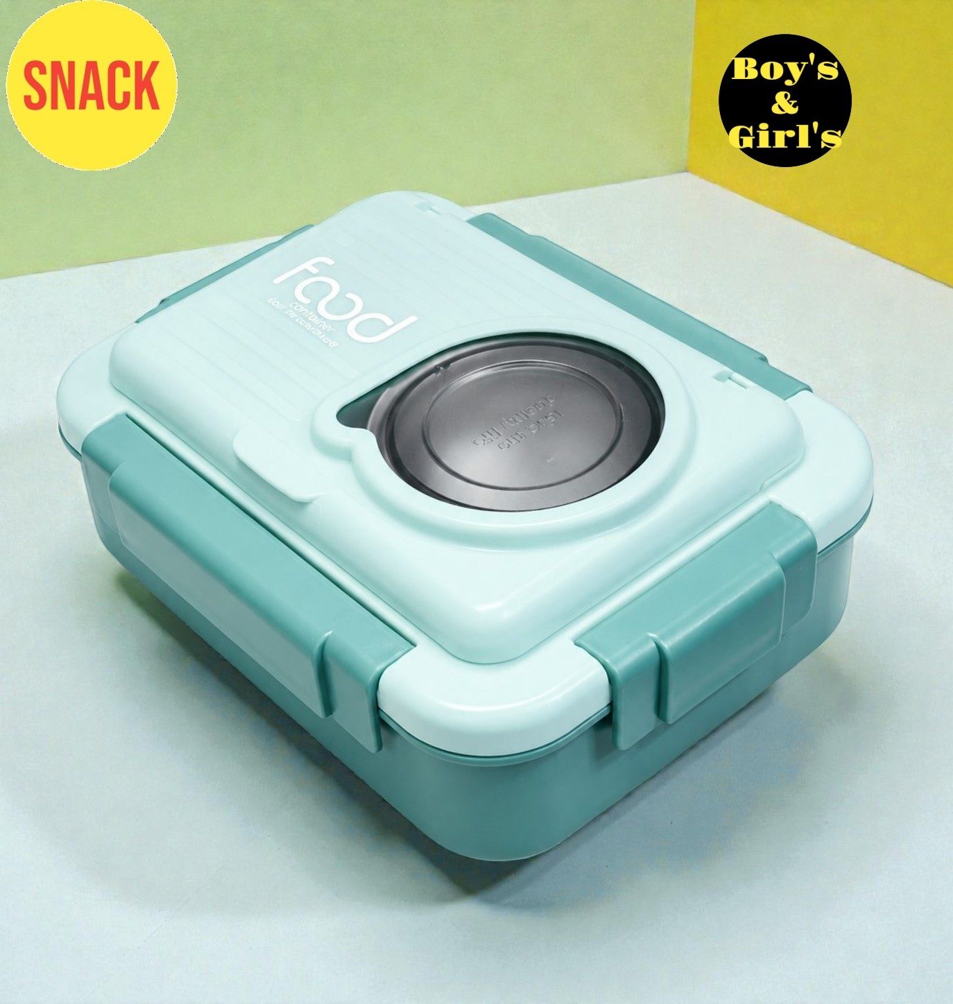3baan A17 Food Grade Stainless Steel Lunch Box with Leakproof Lid for Daily Use 3 Containers Stainless Steel School Lunch Box-picture-24
