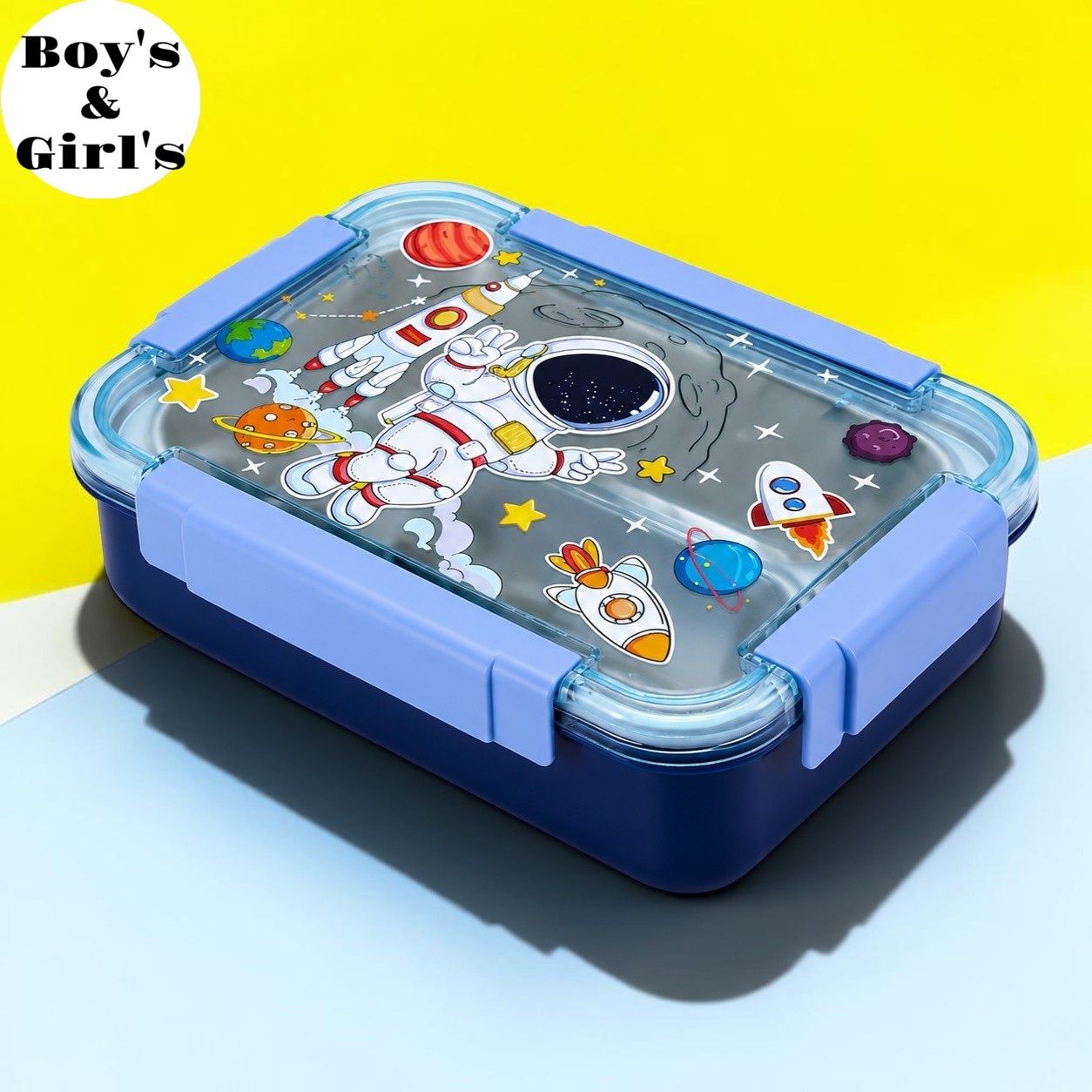 3baan X441 Stainless Steel Lunch Box Leakproof Tiffin Box for Office & School 3 Containers Stainless Steel School Lunch Box-picture-6
