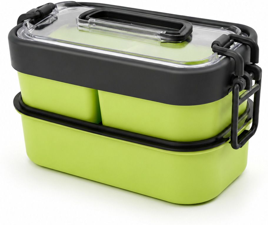 divshakti DSS954 2 Containers Plastic School Lunch Box-picture-8