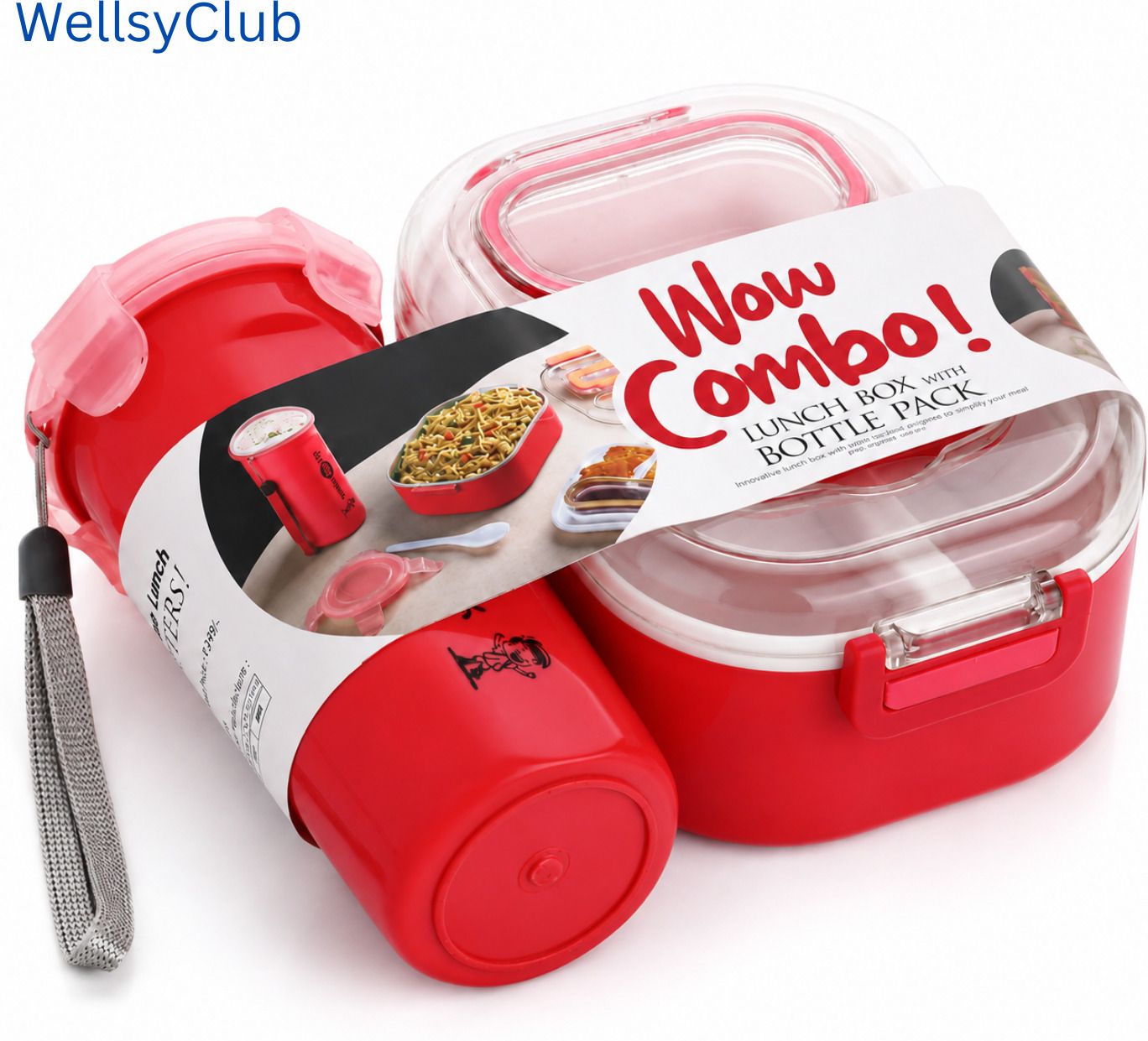 Lunch Box Combo Set | Durable Leakproof Meal Storage Container 1 Containers Plastic School Lunch Box-image-31