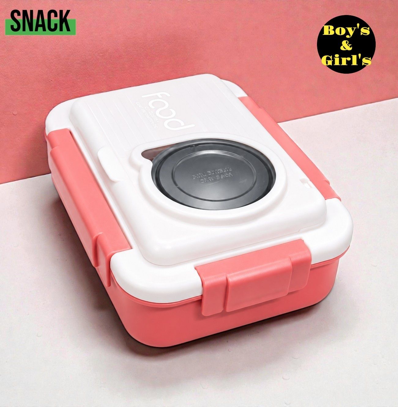 3baan A25 5 Compartment Stainless Steel Lunch Box Leakproof Food Storage Container 3 Containers Stainless Steel School Lunch Box-picture-41