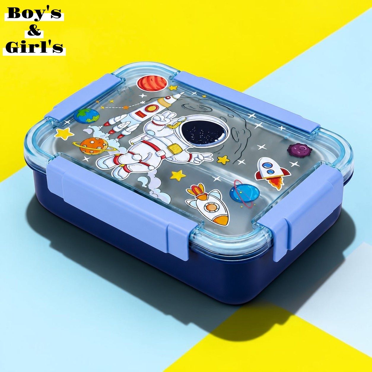 X12 Leakproof Stainless Steel Lunch Box with Compartments for Kids & Adults 3 Containers Stainless Steel School Lunch Box-image-18