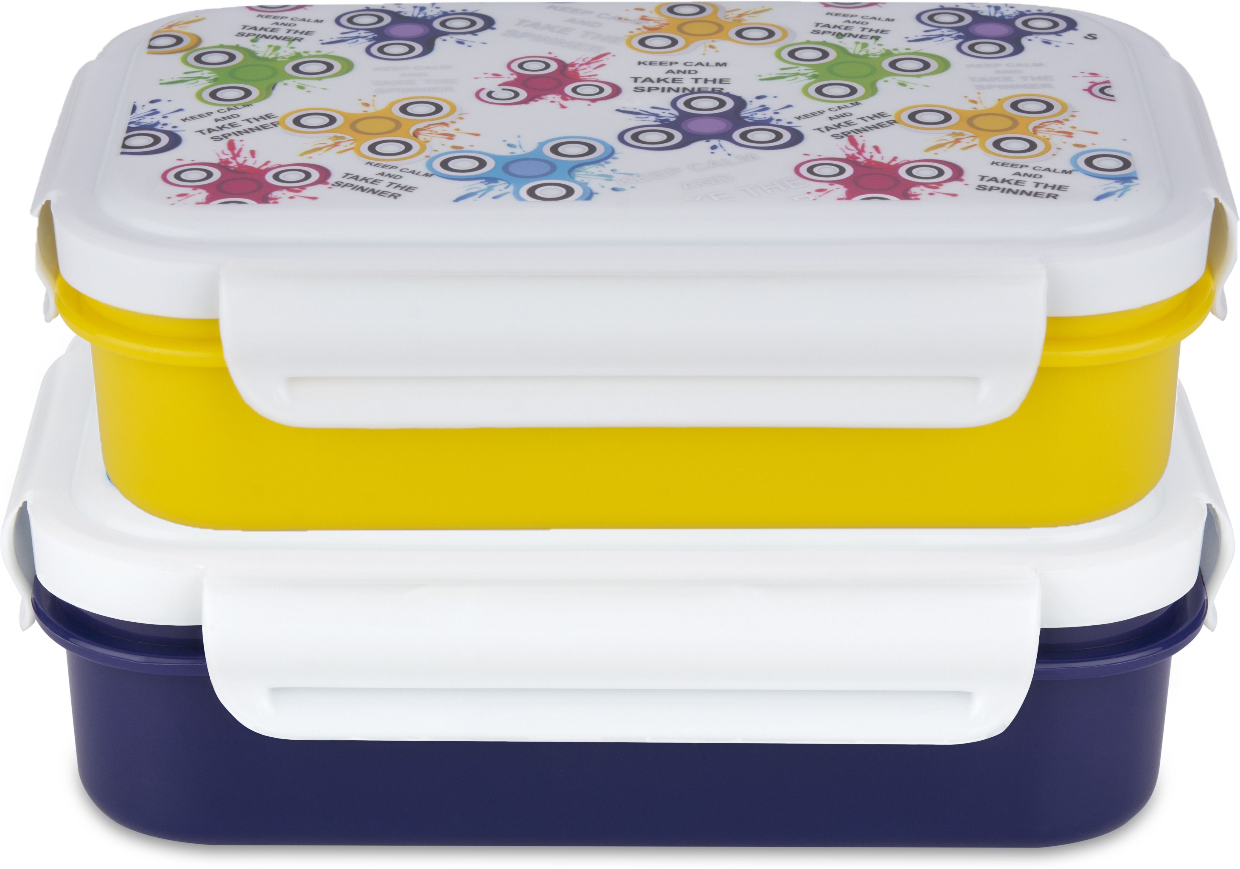 Combo Of 2 Small Size Steel Plastic Spill Proof ,Tiffin With Plastic Katori 2 Containers Lunch Box-image-23