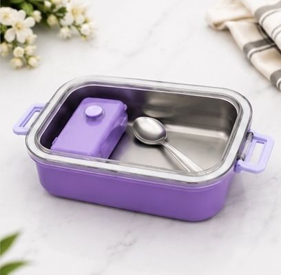 divshakti Steel Lunch Box 5 1 Containers Stainless Steel Office Lunch Box-picture-37