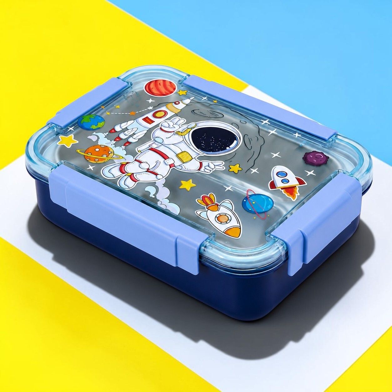 3baan X65 9 Compartment Stainless Steel Lunch Box Leakproof Food Storage Container 3 Containers Stainless Steel School Lunch Box-picture-8