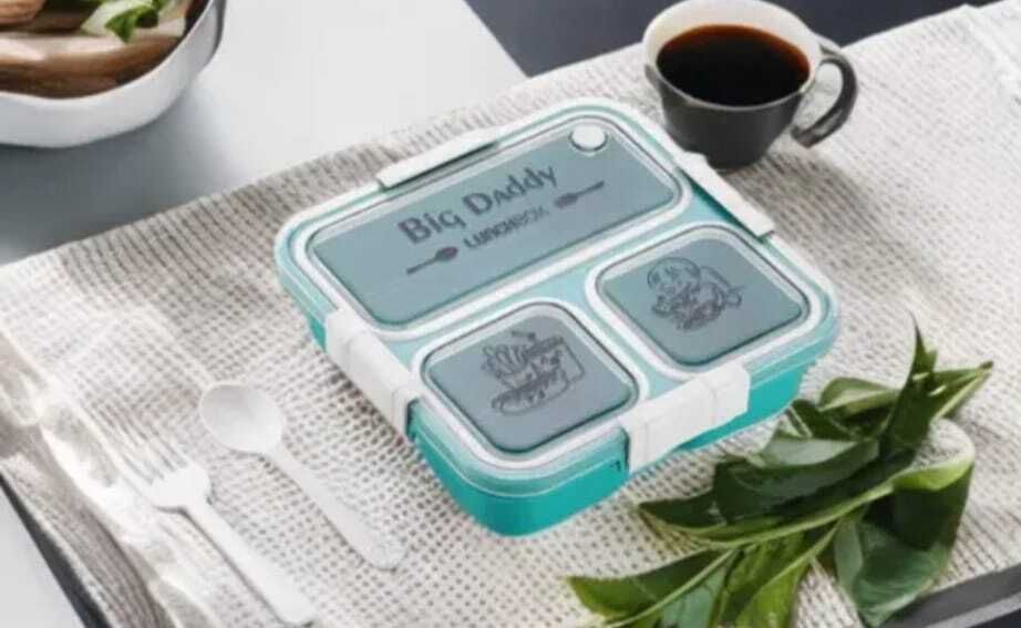 3-Compartment Leak-Resistant Lunch Box 3 Containers Plastic School Lunch Box-image-19