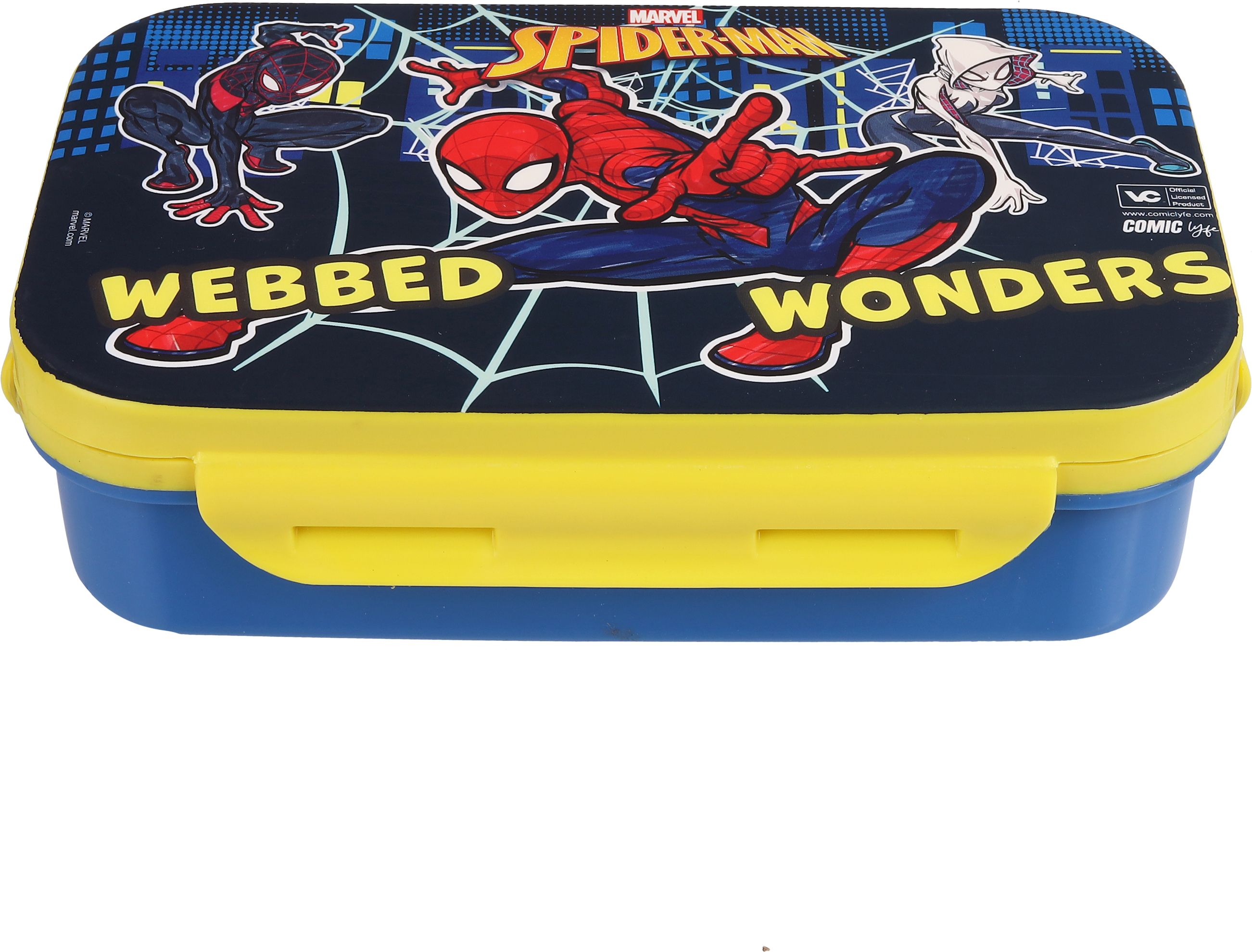 marvel AZ1024 2 Containers Stainless Steel, Plastic School Lunch Box-picture-46
