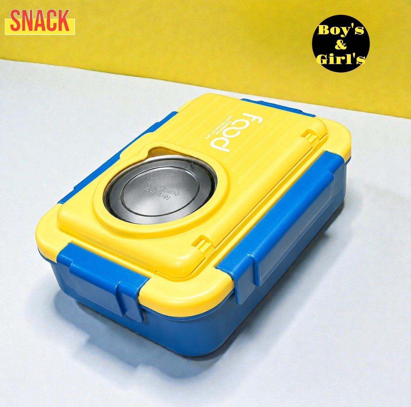 3baan A15 4 Compartment Stainless Steel Lunch Box Leakproof Food Storage Container 3 Containers Stainless Steel School Lunch Box-picture-28