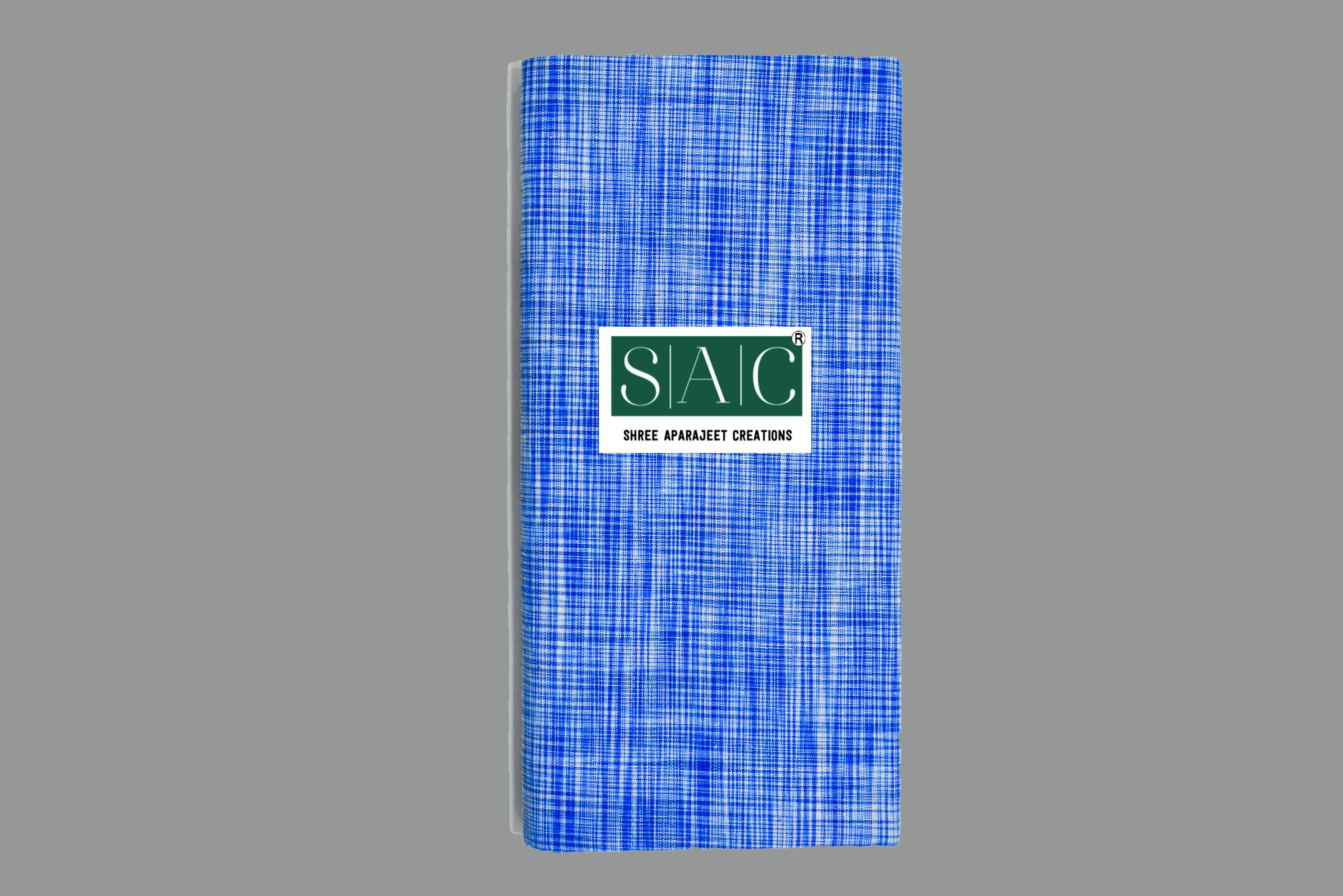 Sac Shree Aparaajeet Creations Premium quality Men's Blue Khadi print Khadi cotton lungi Self Design, Solid, Striped Men Dhoti-picture-44