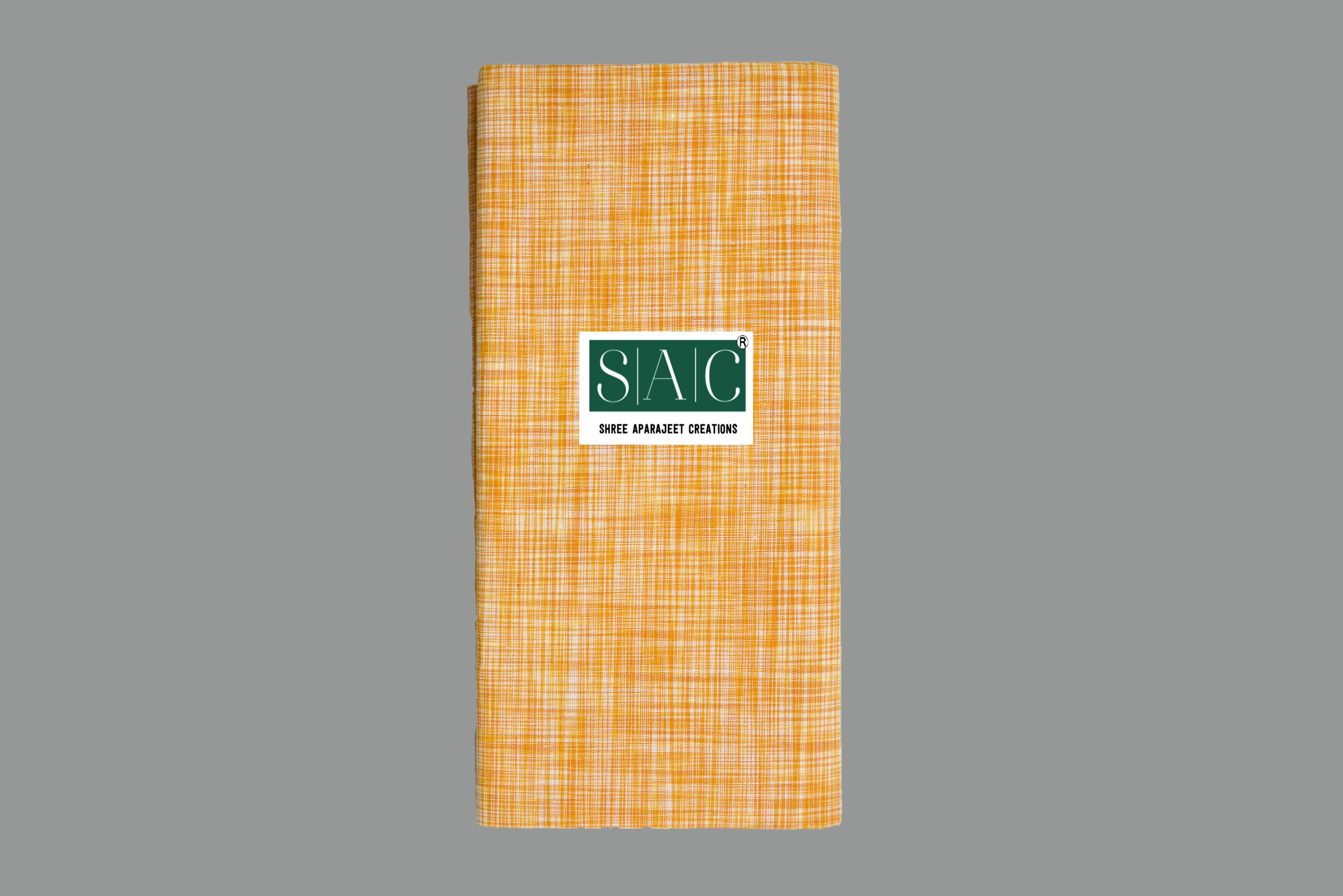 Sac Shree Aparaajeet Creations Premium quality Men's Yellow Khadi print Khadi cotton lungi Self Design, Solid, Striped Men Dhoti-picture-40