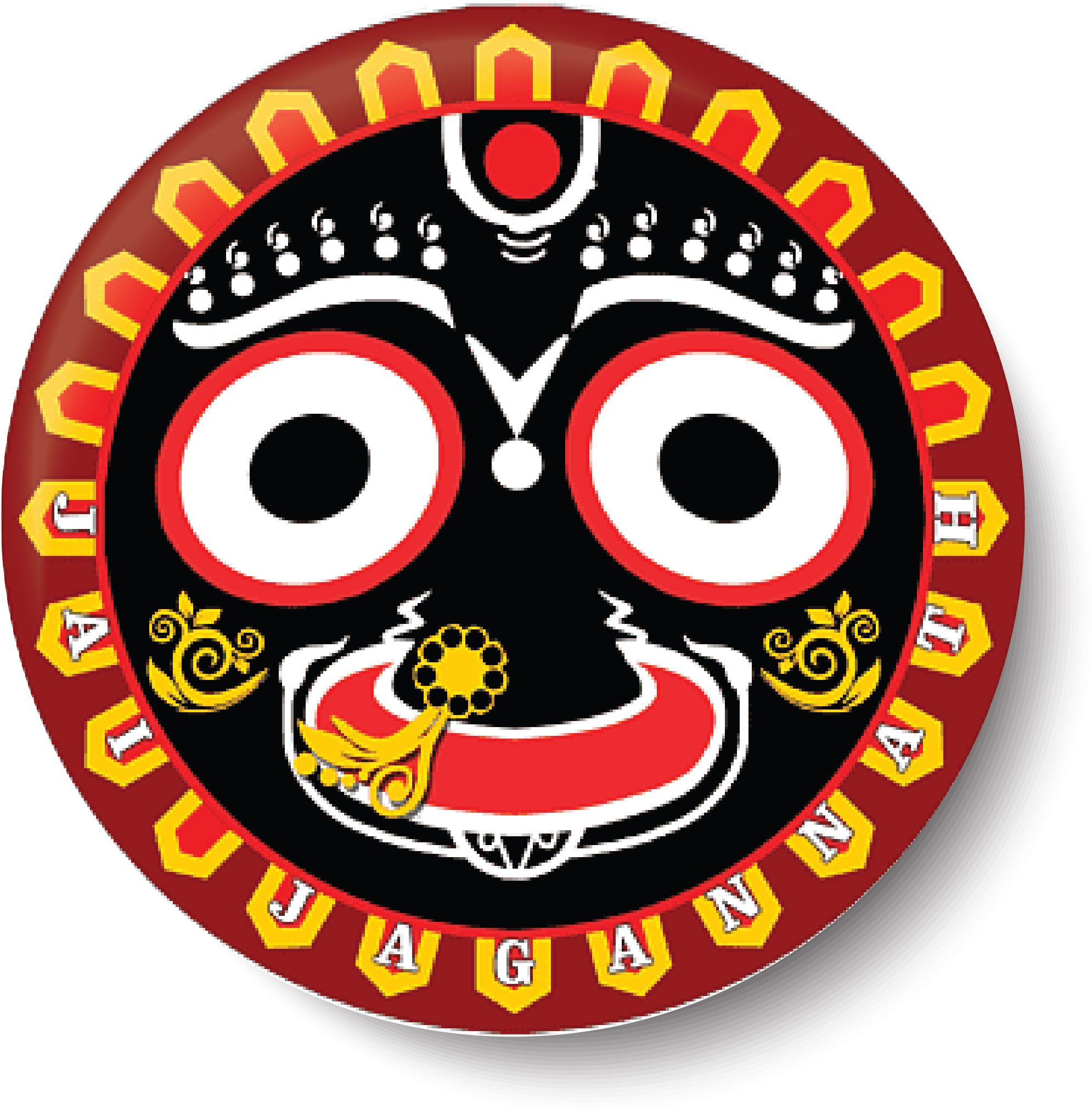 Jai Jagannath I Puri Jagannatha Temple I Fridge Magnet Pack of 1-image-45