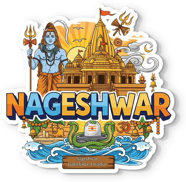 Stylish 3mm Thick Nageshwar Jyotirlinga Magnet for Fridge & Wardrobe Fridge Magnet Pack of 1-image-41
