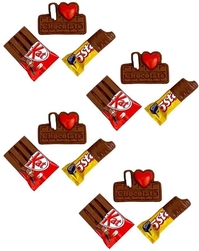 Choco-Late Magnet, 3D Food Fridge Magnet, Kitchen Decor, Fridge Magnet Fridge Magnet, Door Magnet, Kitchen Organiser Magnet, Magnetic Note Pads Pack of 4-image-45