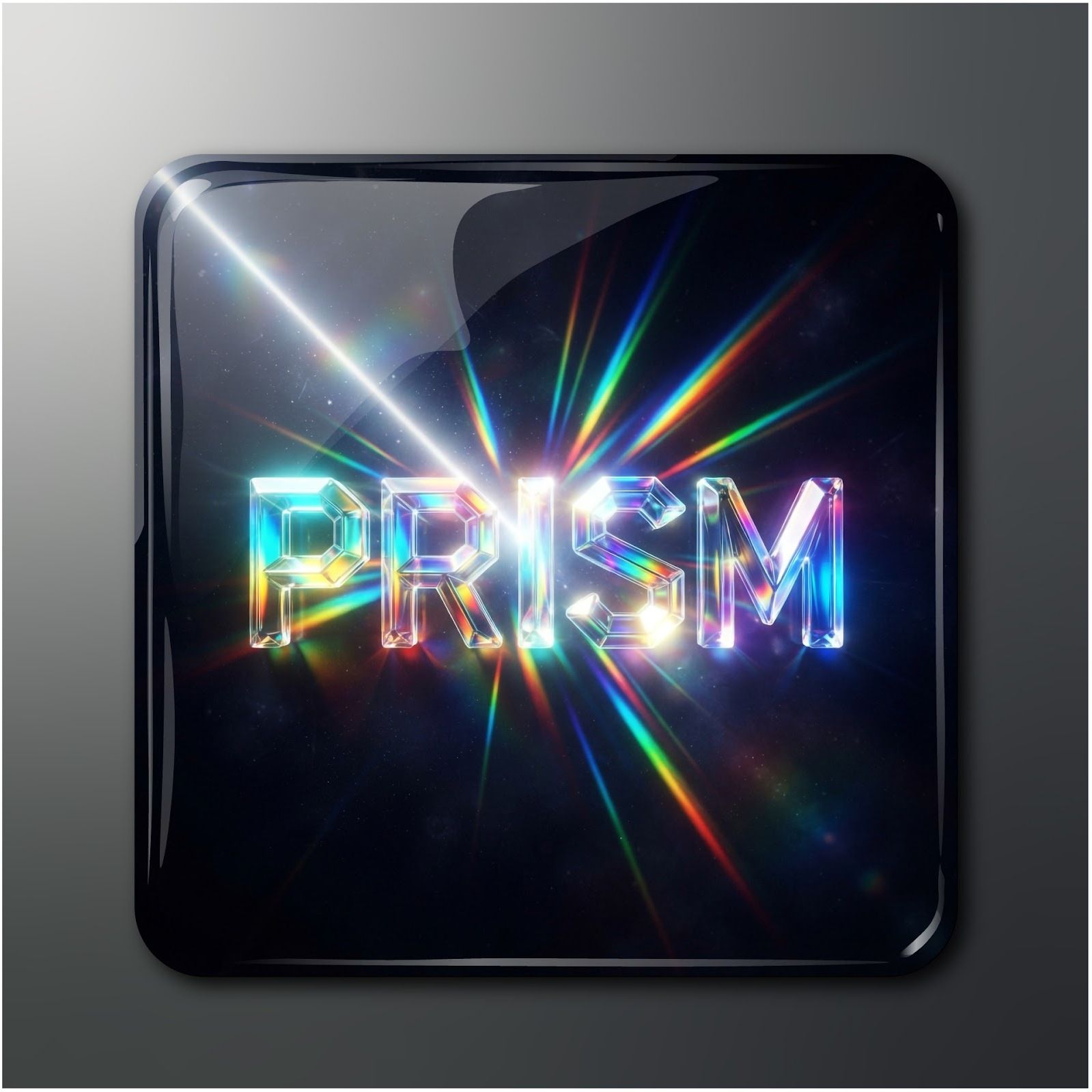 "PRISM" Glossy 2x2 inch Fridge Magnet, Pack of 1 Fridge Magnet Pack of 1-image-36