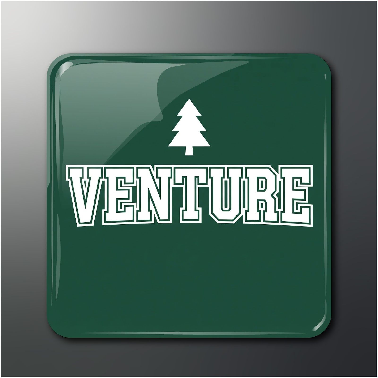 Venture 2x2 in Glossy Fridge Magnet Pack of 1 Fridge Magnet Pack of 1-image-7