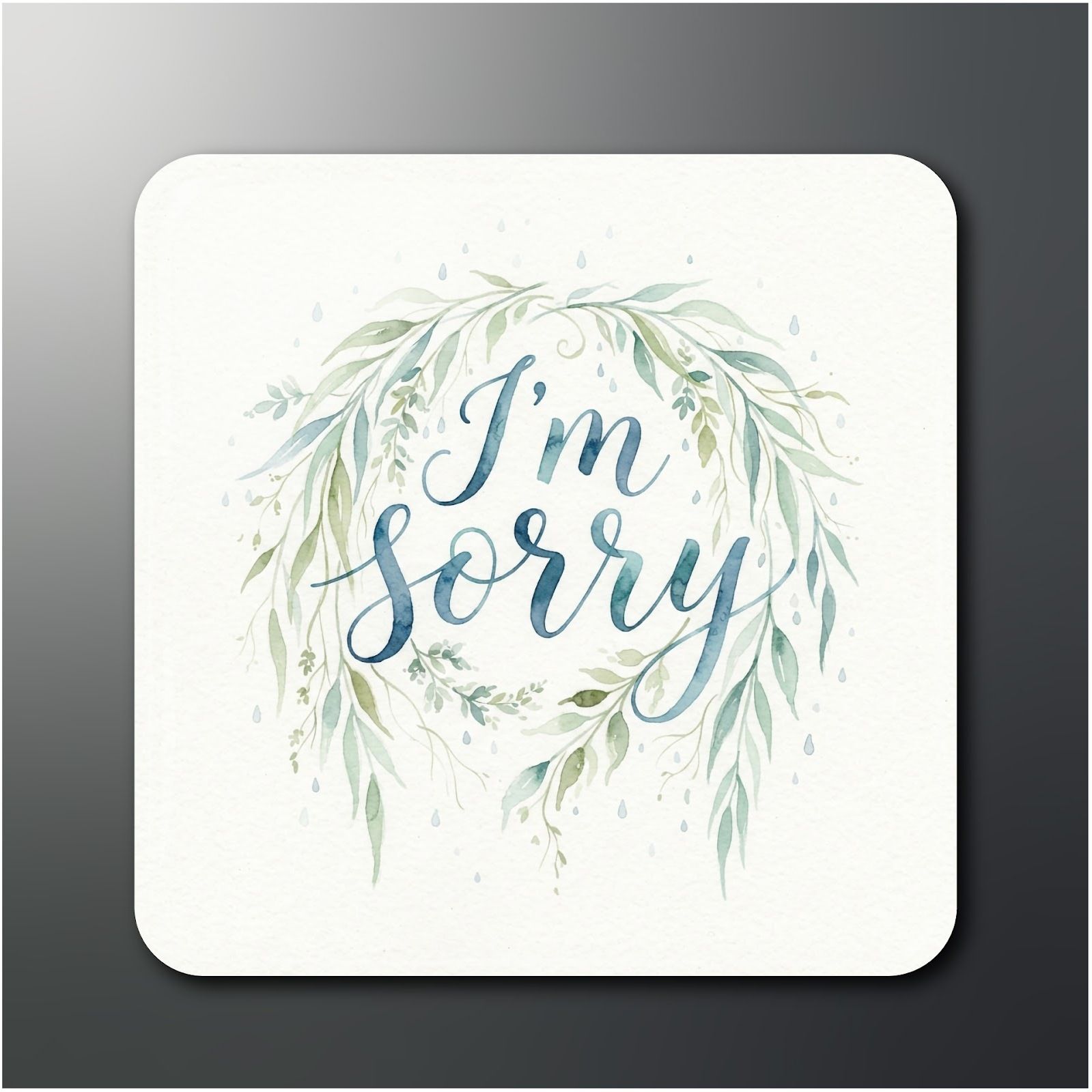 opryx "I'm SORRY" 2x2 inch Glossy Magnet Pack of 1 Fridge Magnet Pack of 1-picture-16