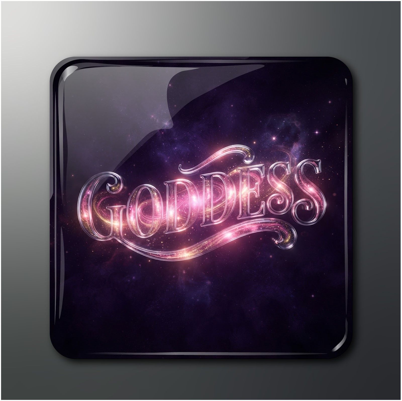 "GODDESS" Glossy 2x2 Inch Magnet (Pack of 1) Fridge Magnet Pack of 1-image-29