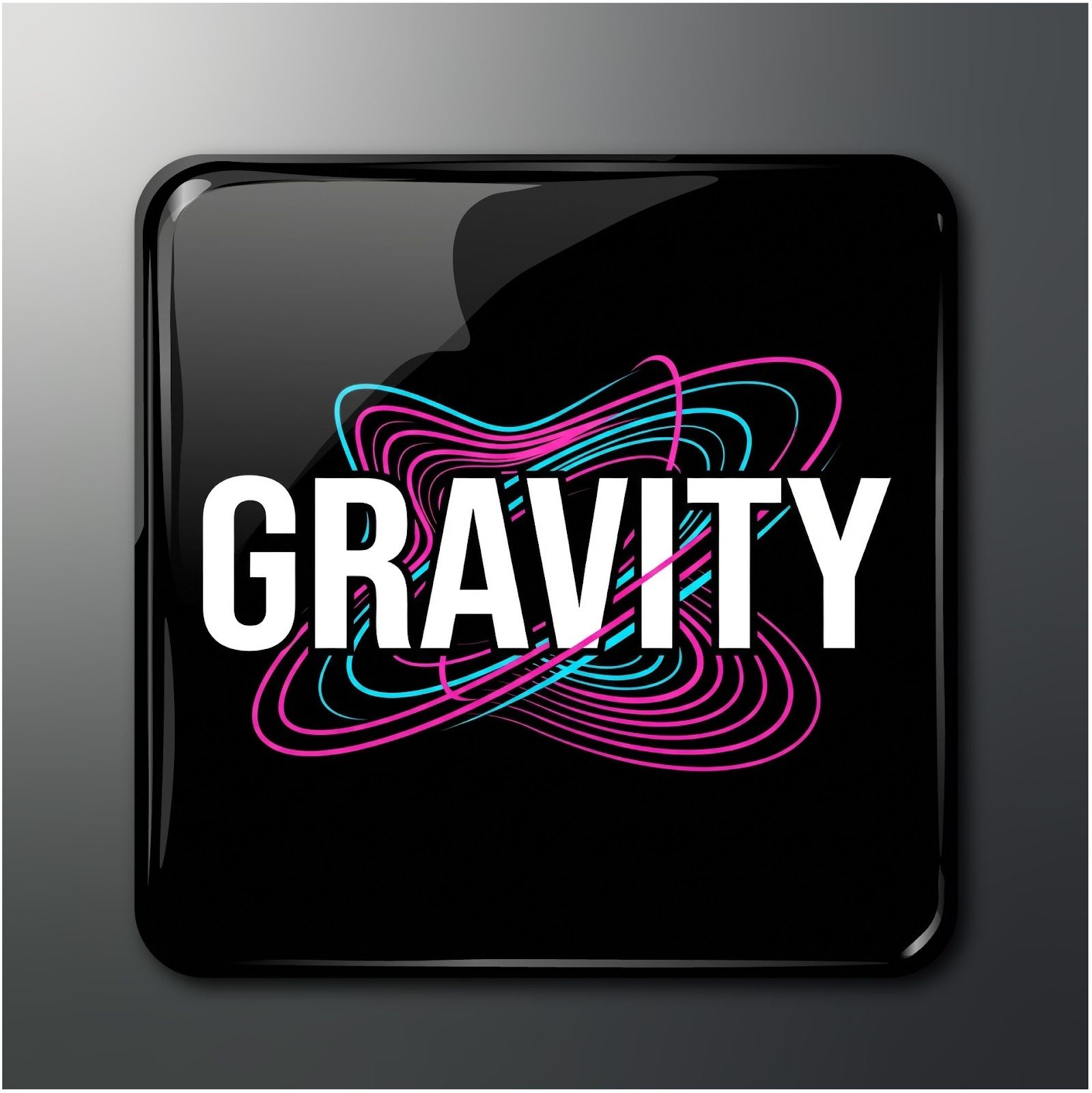 "GRAVITY" 2x2 in Glossy Fridge Magnet Pack of 1 Fridge Magnet Pack of 1-image-27