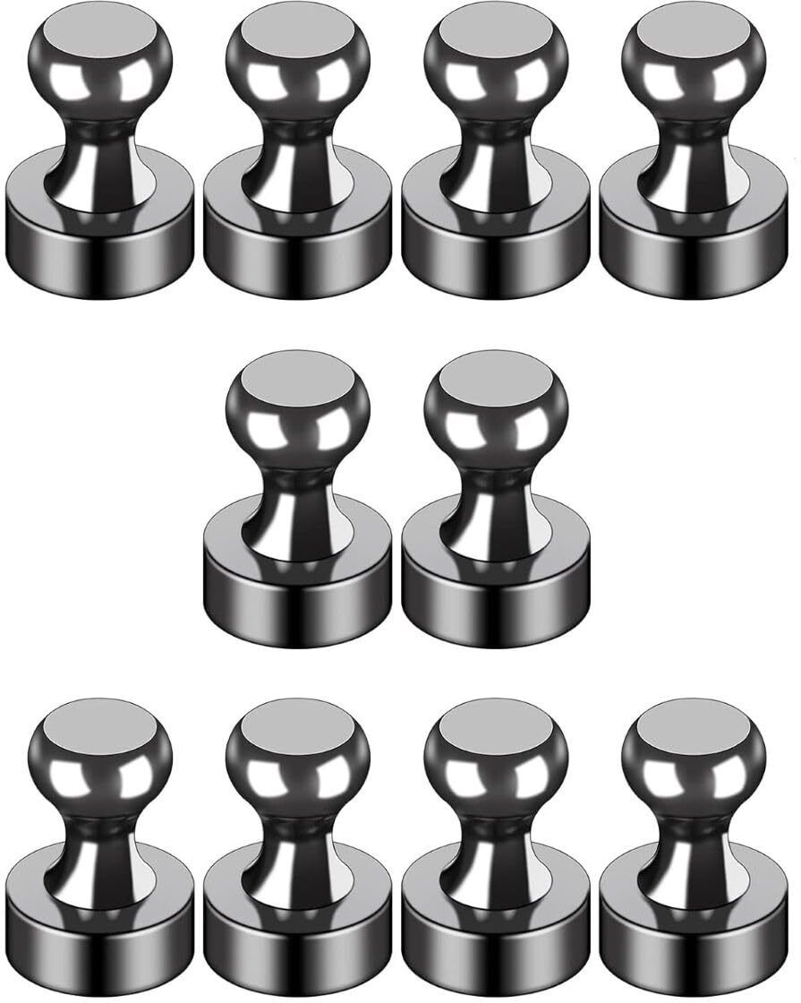 Set of 10 Neodymium Magnets with a Storage Box for Kitchen Kitchen Organiser Magnet Pack of 10-image-21