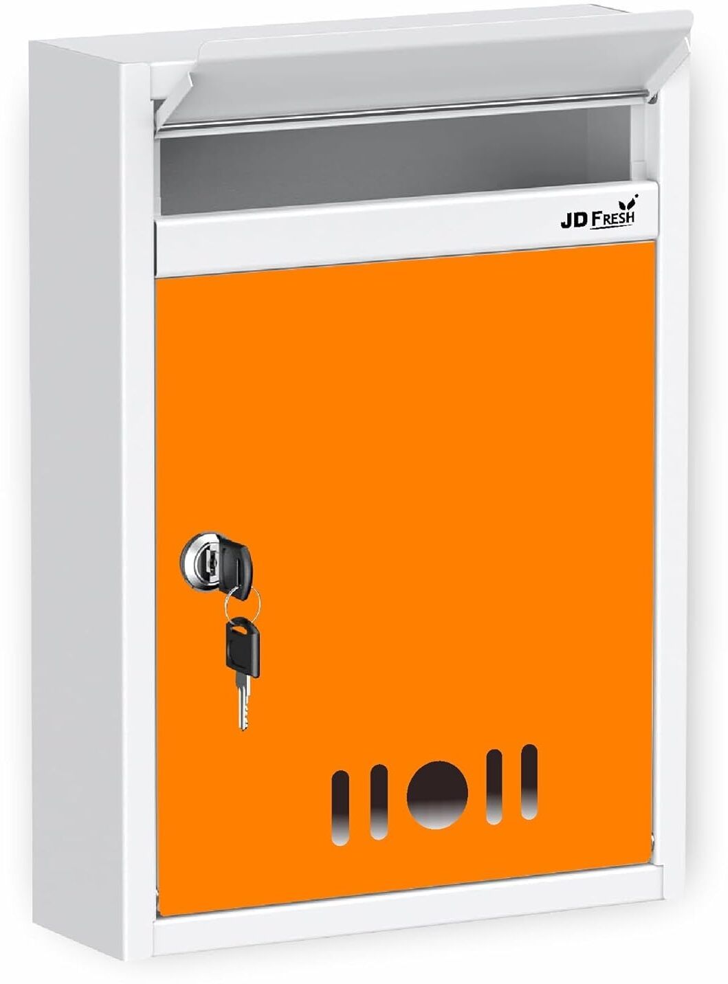 Post Box for Home gate with Clear Window View & Secure Key Lock Wall Mounted Mailbox-image-3