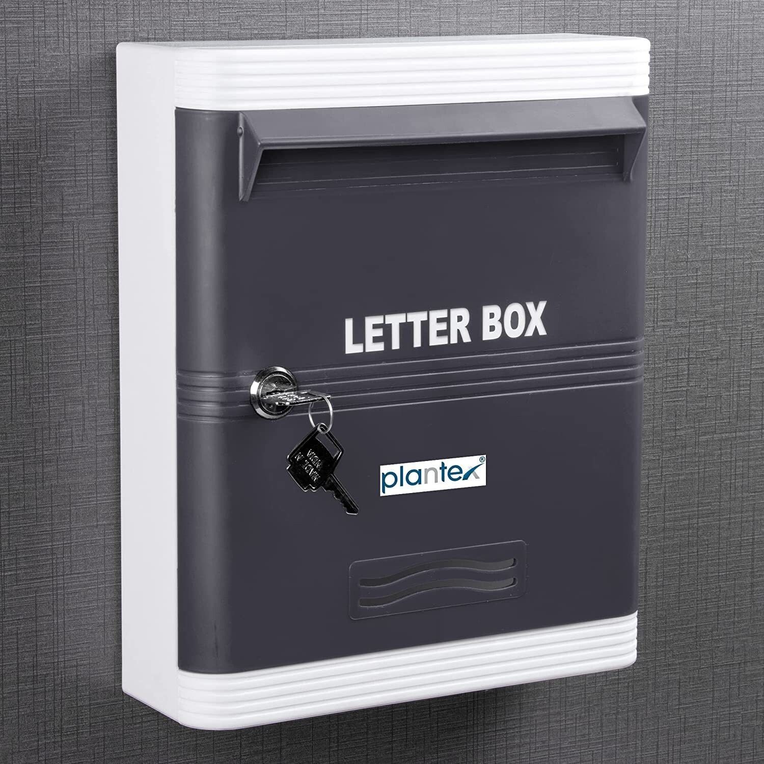 Plastic A4 Letter Box - Mail Box/Outdoor Mailboxes Home Decoration with Key Lock Wall Mounted Mailbox-image-12