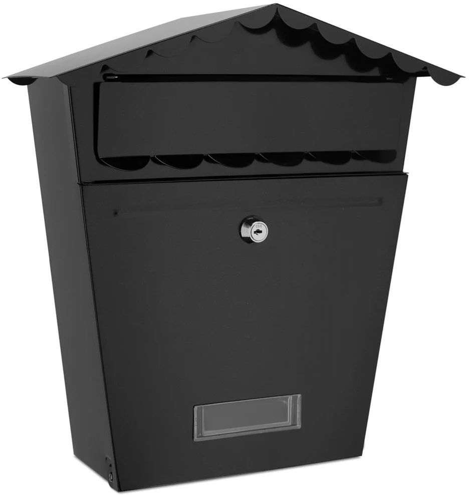 Mailbox Newspaper Holder Box For Gate Home Office Outside House Wall Mounted Mailbox-image-1