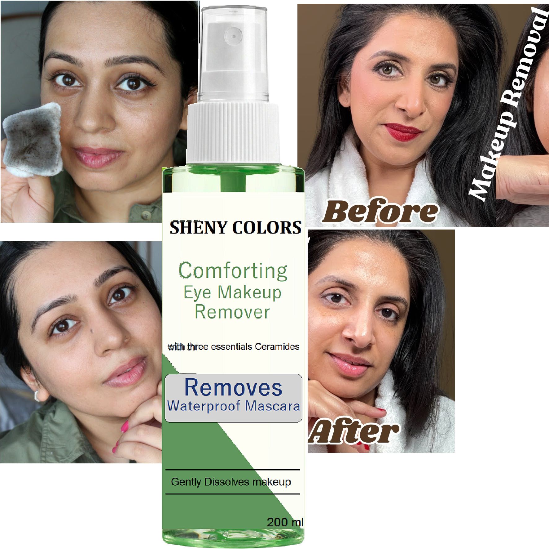 sheny colors Makeup Remover Cleanser | Gently Removes Makeup, SPF & Impurities Makeup Remover-picture-23