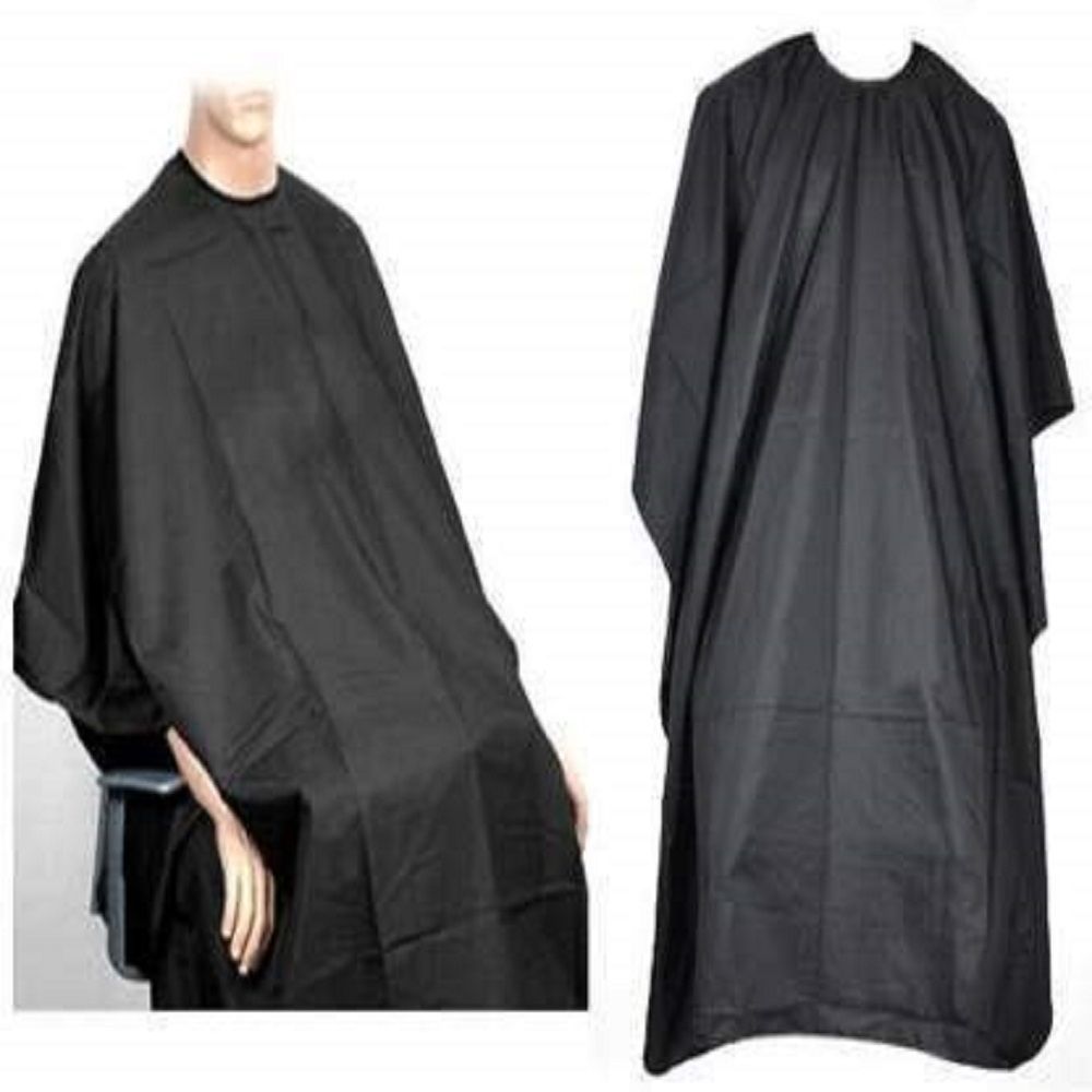 Hair Cutting Sheet Apron for Salon and Parlor for Men and Women, Black Pack of 1 Makeup Apron-image-11
