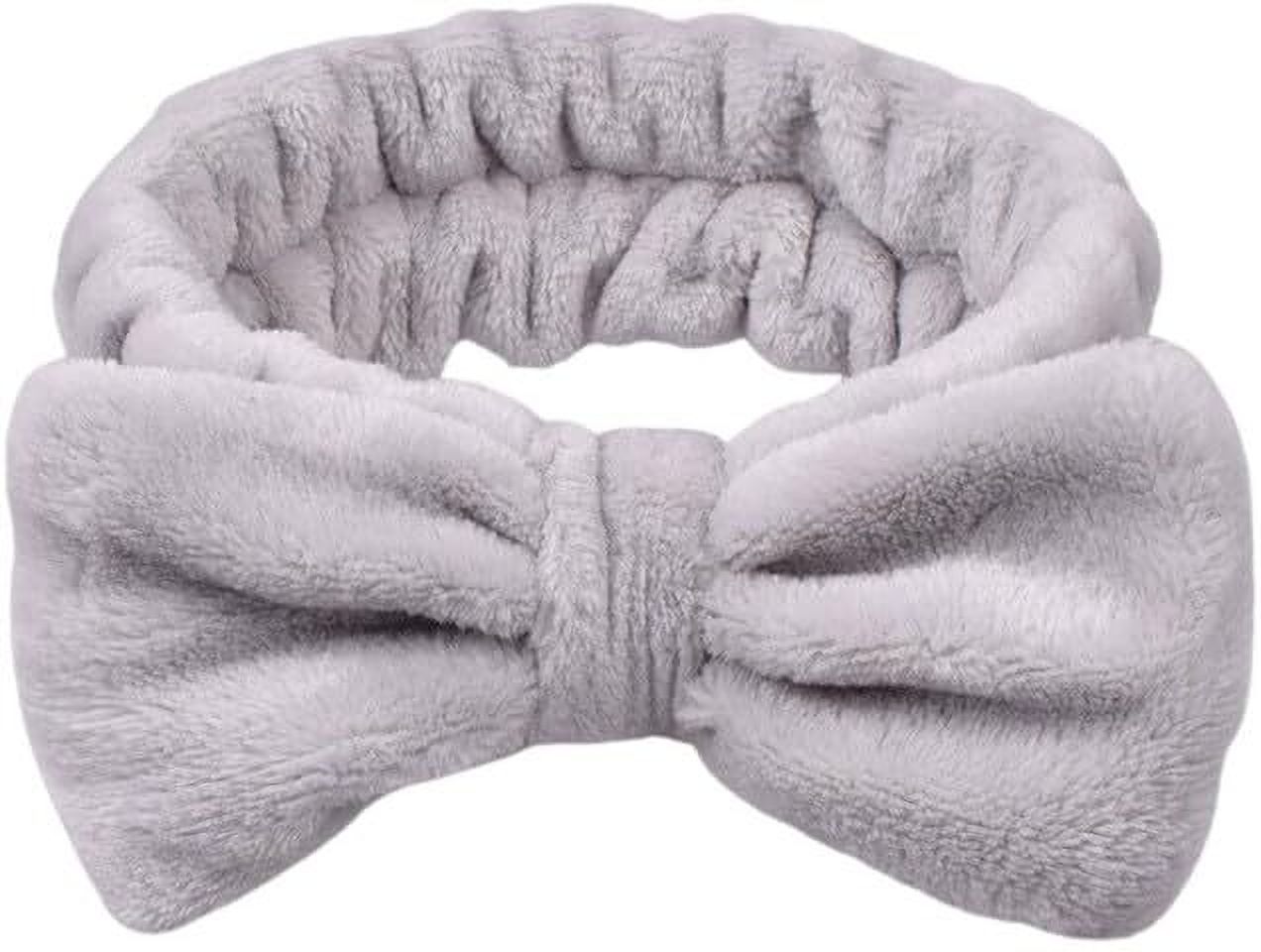 sajani enterprise Elastic Headband for Women with Cute Bow Velvet Butterfly Headband Makeup Headband-picture-4