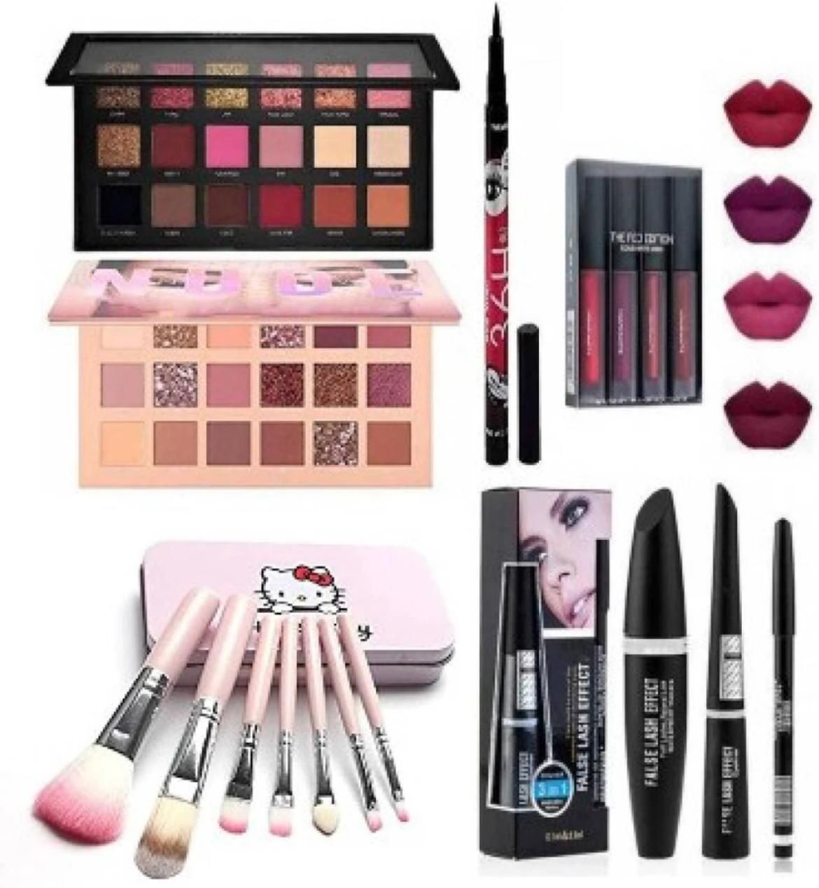 EYESHADOW + FACE MAKEUP COMBO PACK 36G (MULTICOLOURED)-image-27
