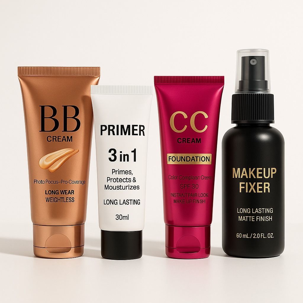 All-in-One Daily Makeup Kit – BB Cream, 3-in-1 Primer, CC Cream & Makeup Fixer-image-15