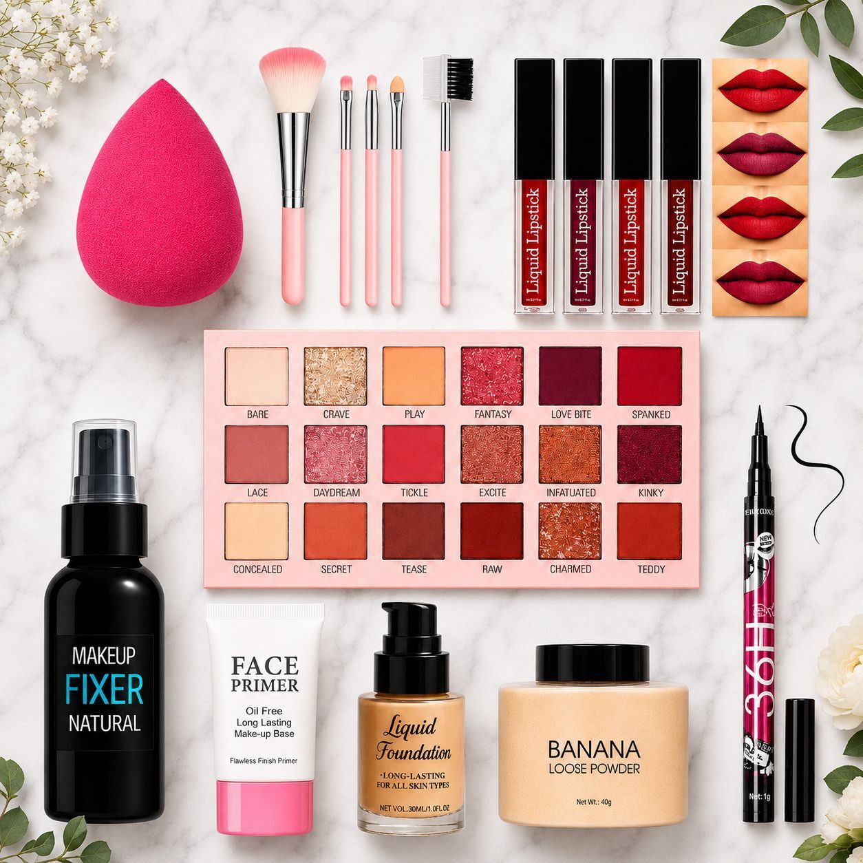 fusion fly Makeup Hamper Kit for Women & Girls | Full Face Beauty Combo-picture-8