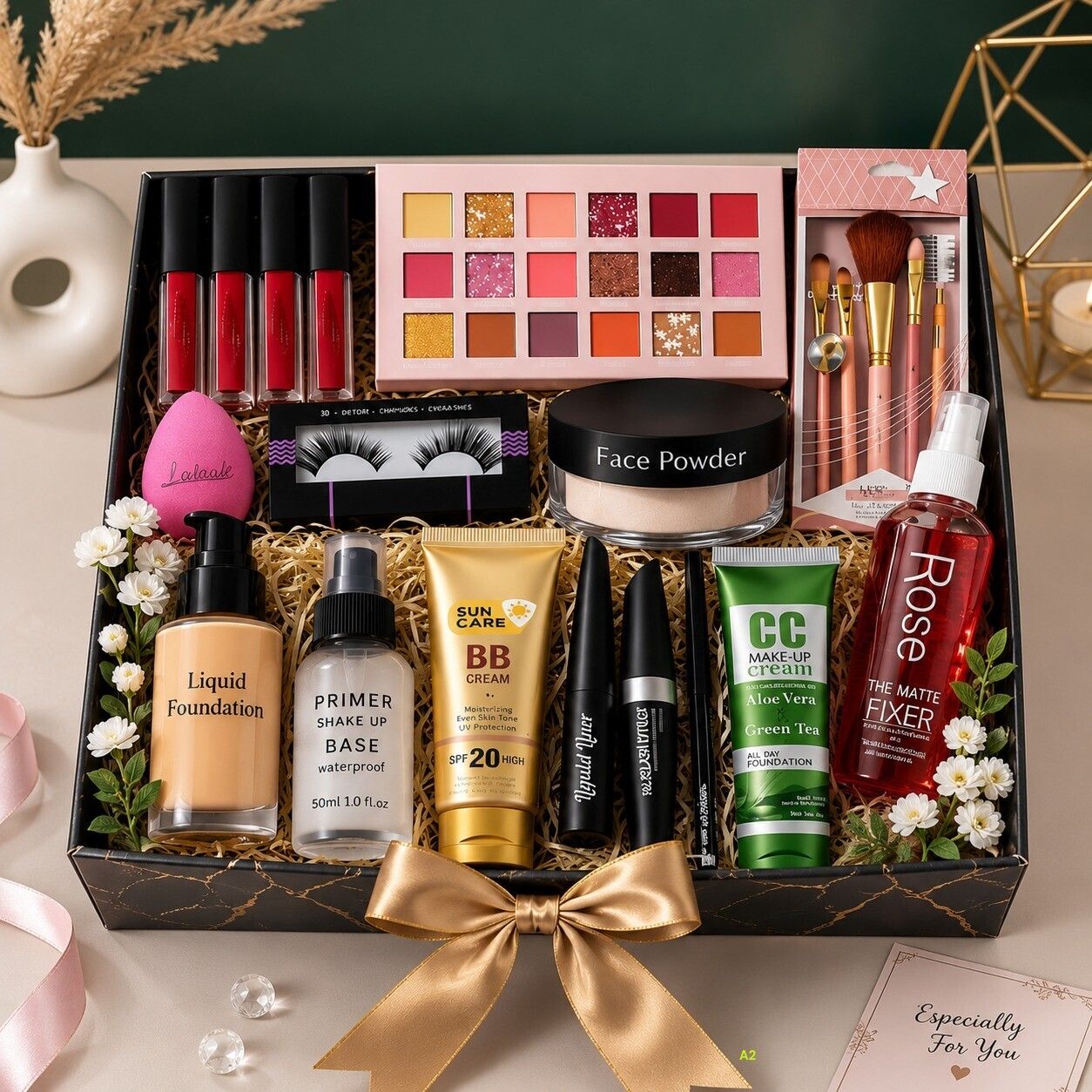 coslane Elegant Shine Makeup Artist Starter Kit Set-picture-45