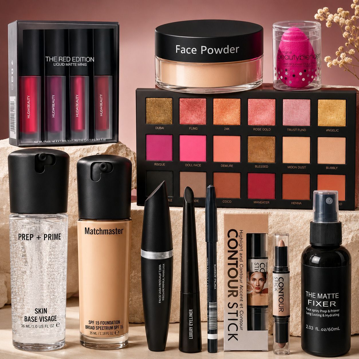 fusion fly Ultimate Beauty Makeup Kit with Lip, Face & Eye Set-picture-2