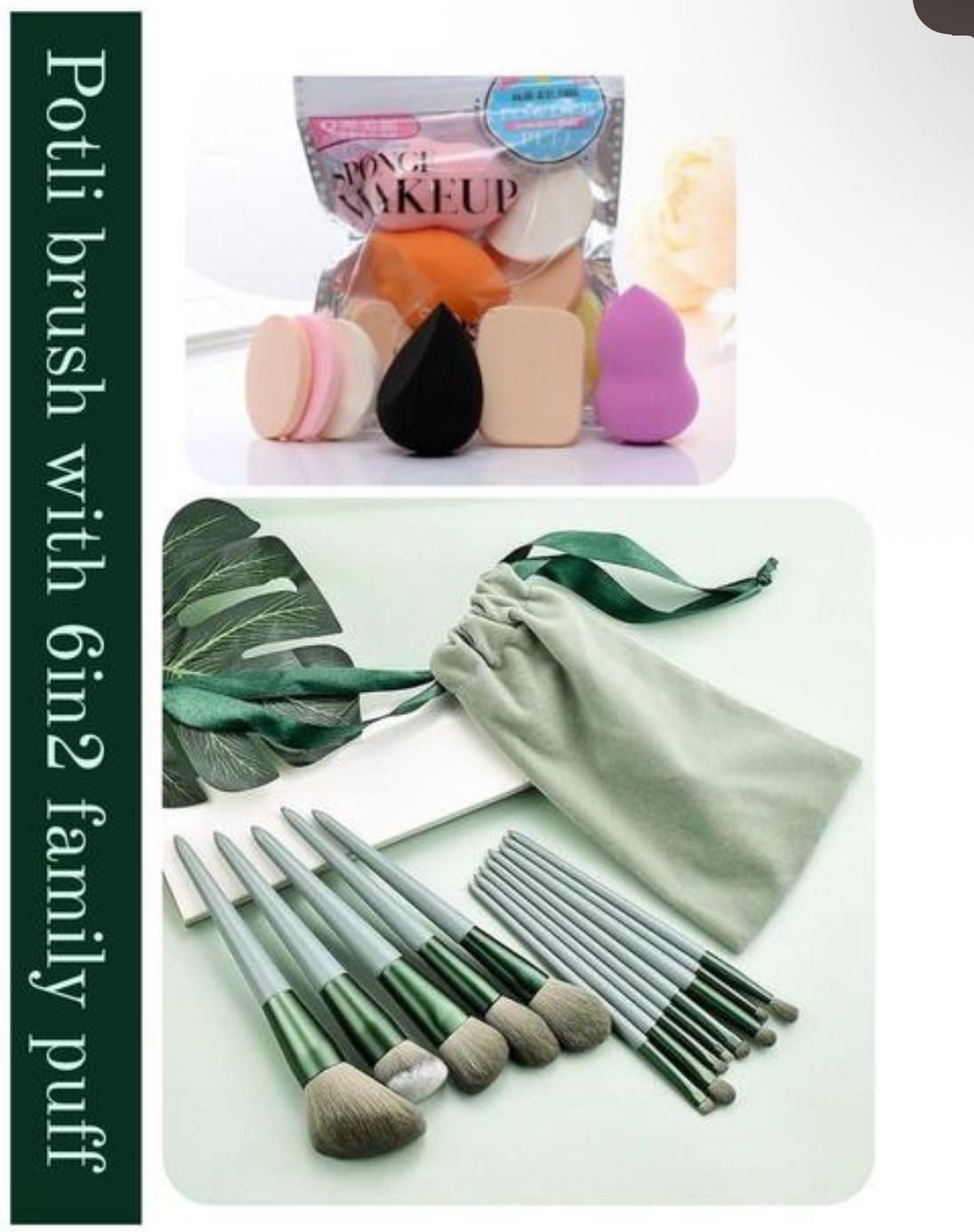 13PCS MAKEUP BRUSH AND 6 PCS SPONGE-image-37