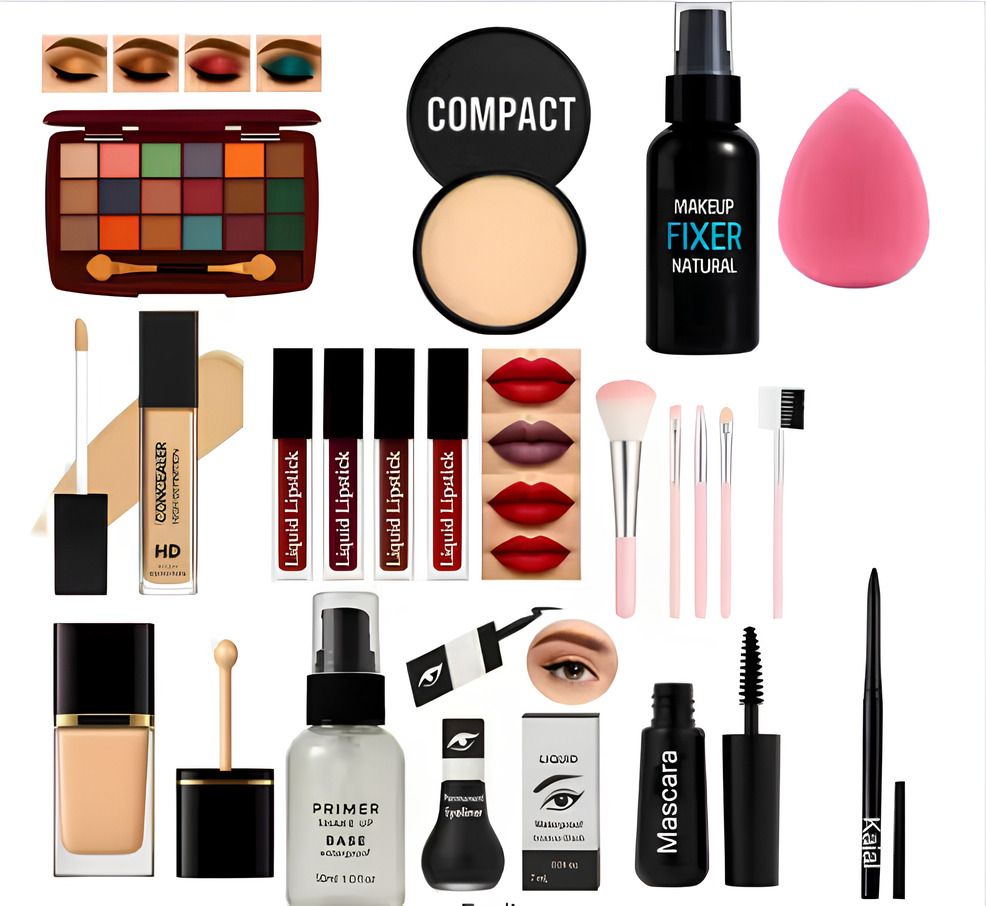 Professional Makeup Kit for Women | Full Face, Eye & Lip Beauty Makeup Combo-image-45