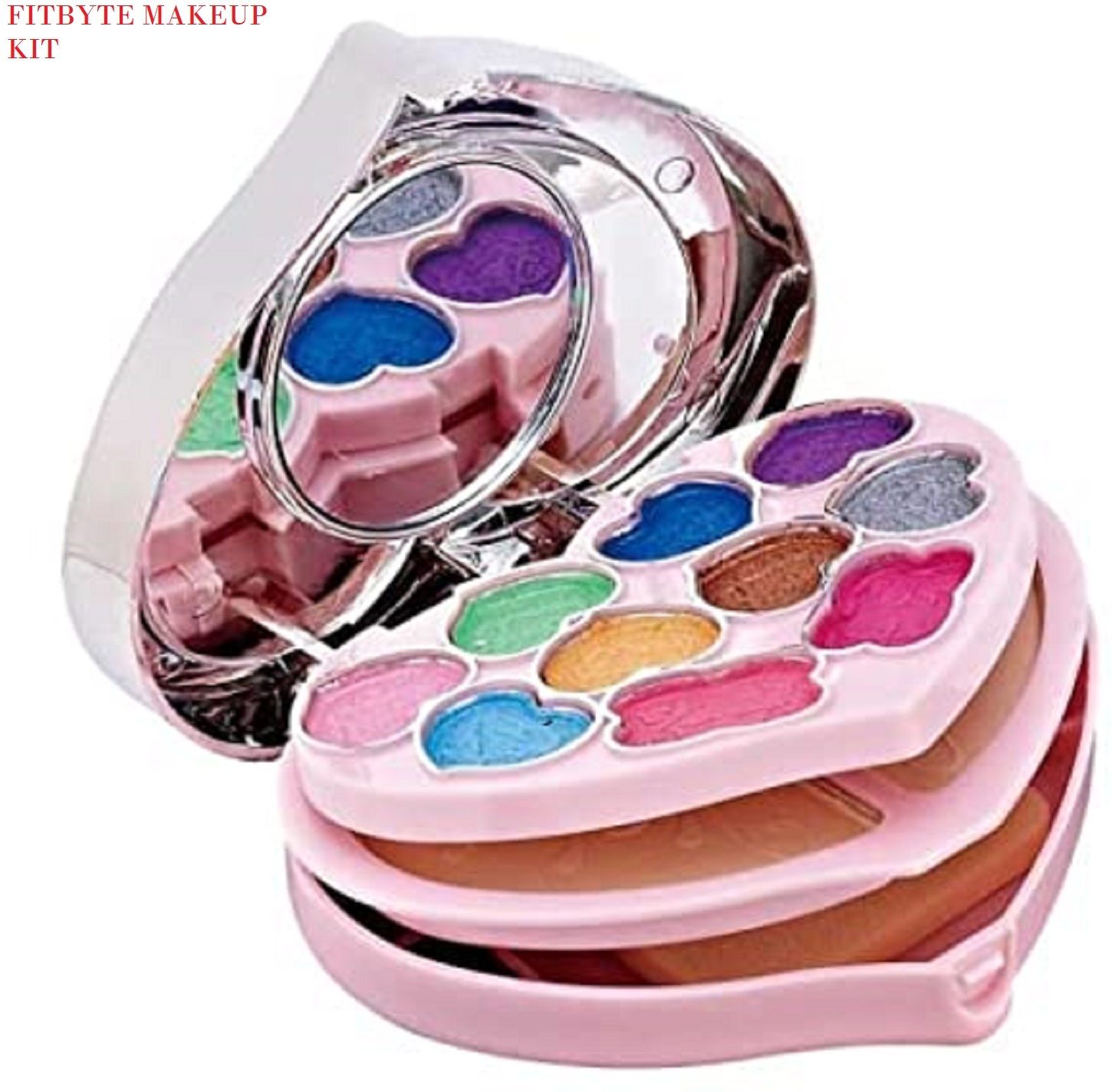 Makeup Kit for Girls Full Kit Eye shadow Lip Gloss Mirror Contour Powder-image-28