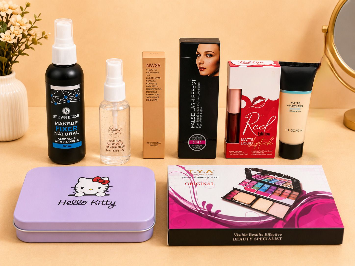 HD new professional makeup kit combo (pack of 9)-image-39