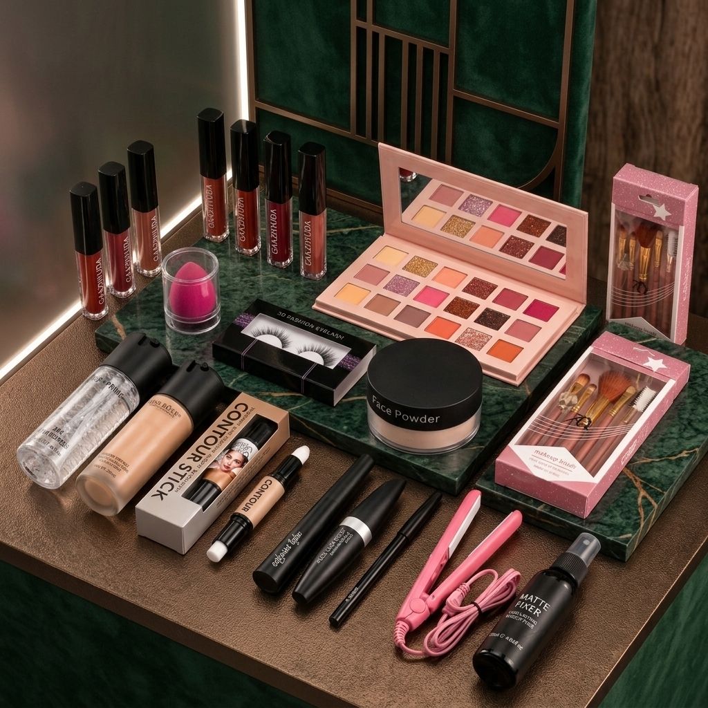 coslane Ultimate Cosmetic Set for Women with Beauty Essentials-picture-20