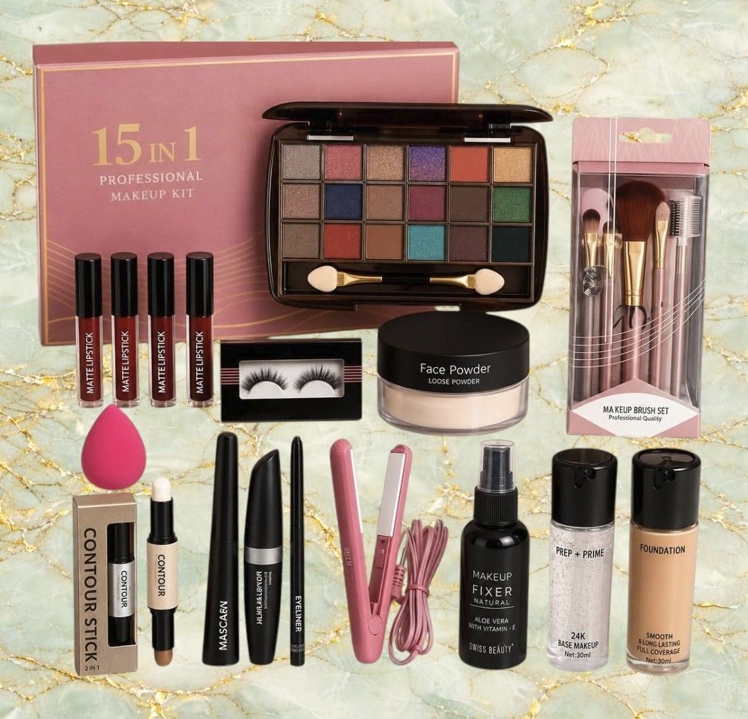 Everyday Elegance Makeup Kit with Full Beauty Essentials Set-image-20