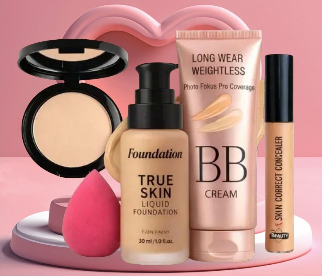 huge leaf NEW TRENDY FACE FOUNDATION MAKEUP COMBO10-picture-18