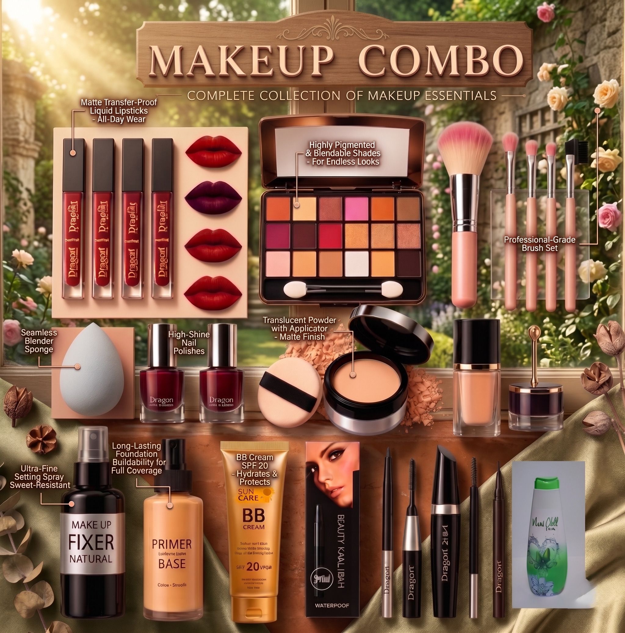 huge leaf STYLISH MAKEUP KIT6-picture-19