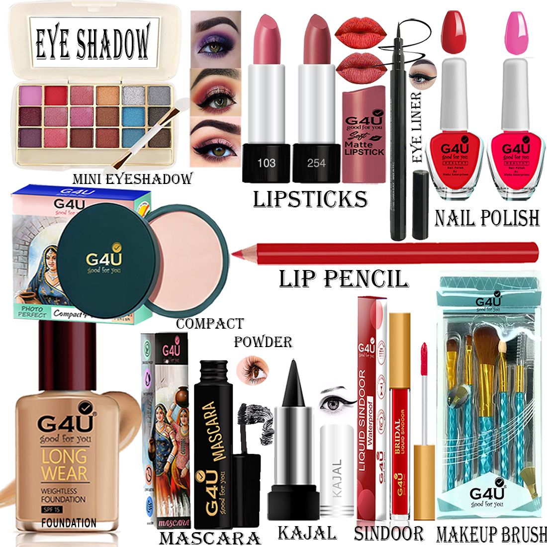 Makeup Kit for Women Girls Full Beginner 17 Makeup Products Gift Set 03J23A32-image-29