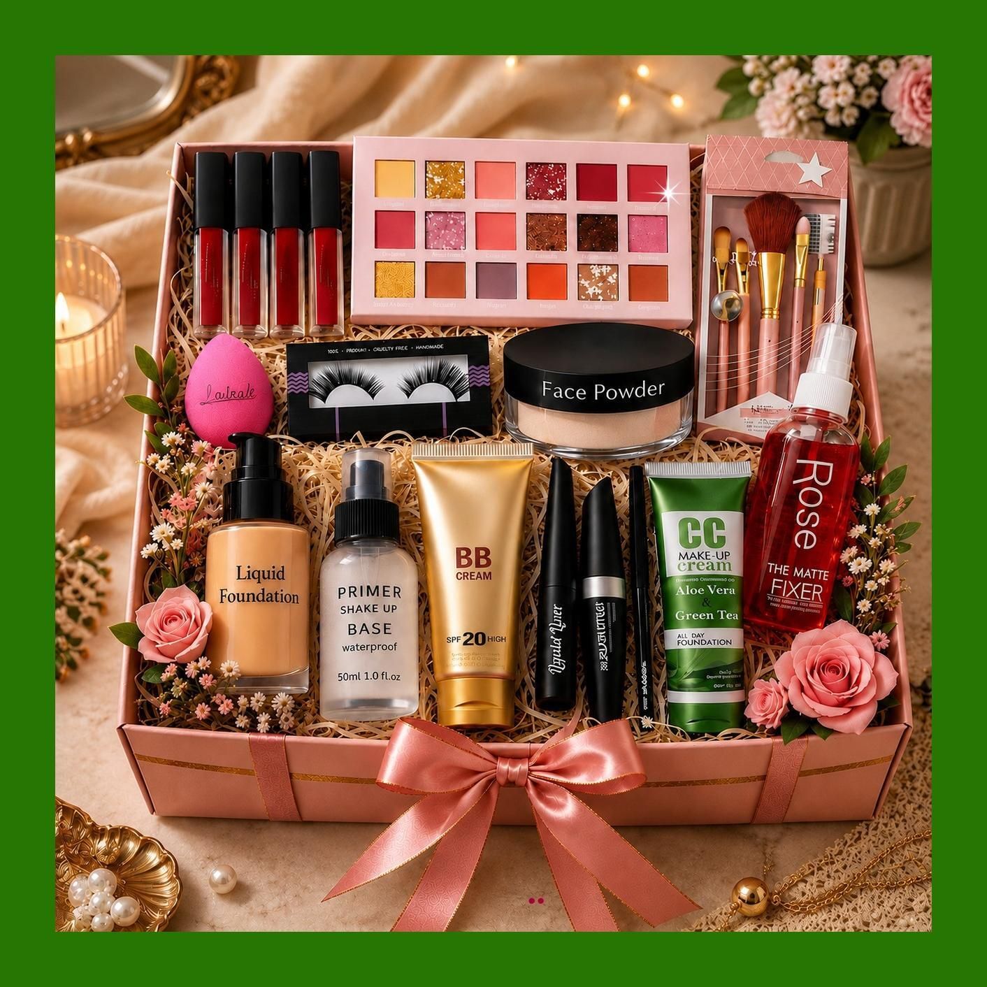 huge leaf Premium Glamour Makeup Kit-picture-26