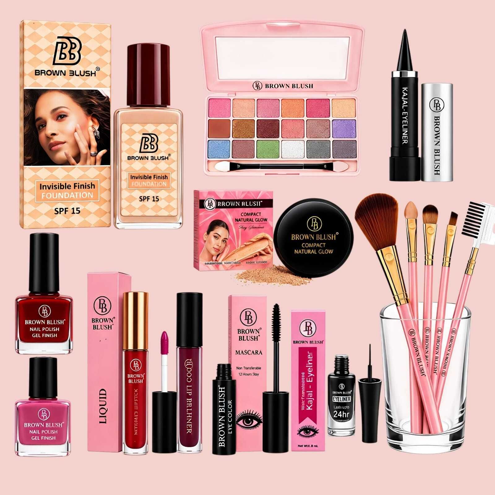 brown blush Daily Wear Beauty Essentials Bundle-picture-41