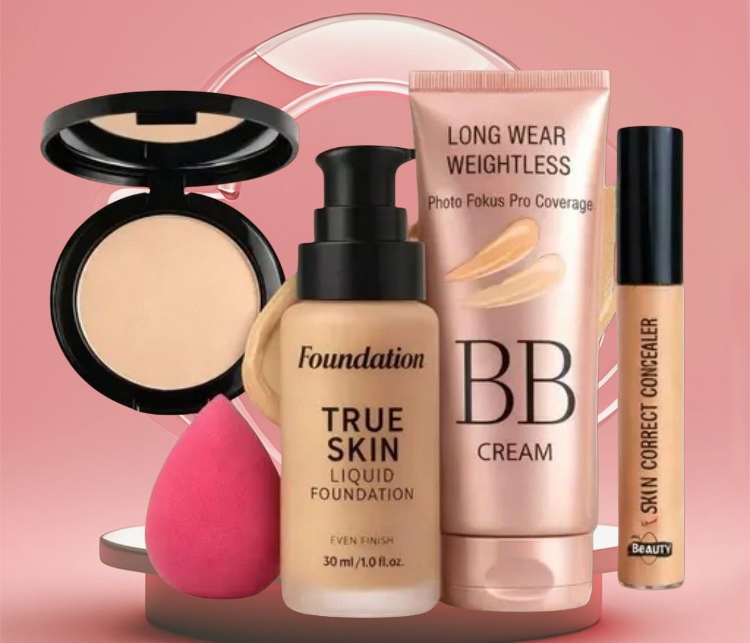 huge leaf NEW TRENDY FACE FOUNDATION MAKEUP COMBO11-picture-33