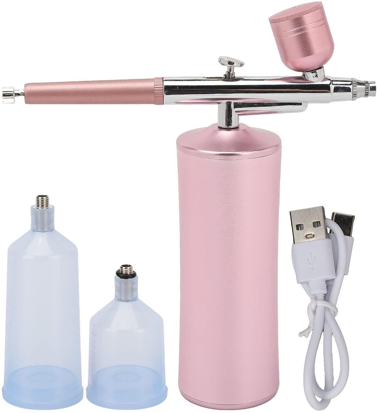 Airbrush Gun, Wireless Air Brush for Barber, Nail Art, Cake Decor, Makeup-image-41